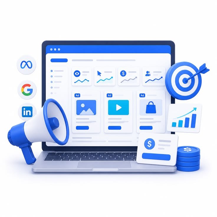 Professional digital marketing team working on business growth strategy